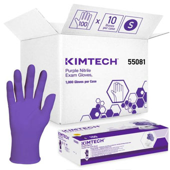 Kimtech Purple Nitrile Exam Gloves