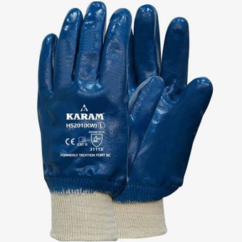 HS201KW Nitrile Coated Gloves