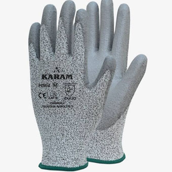HS62 Cut Resistant PU Gloves