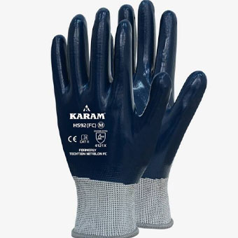 HS92FC Nitrile Coated Gloves